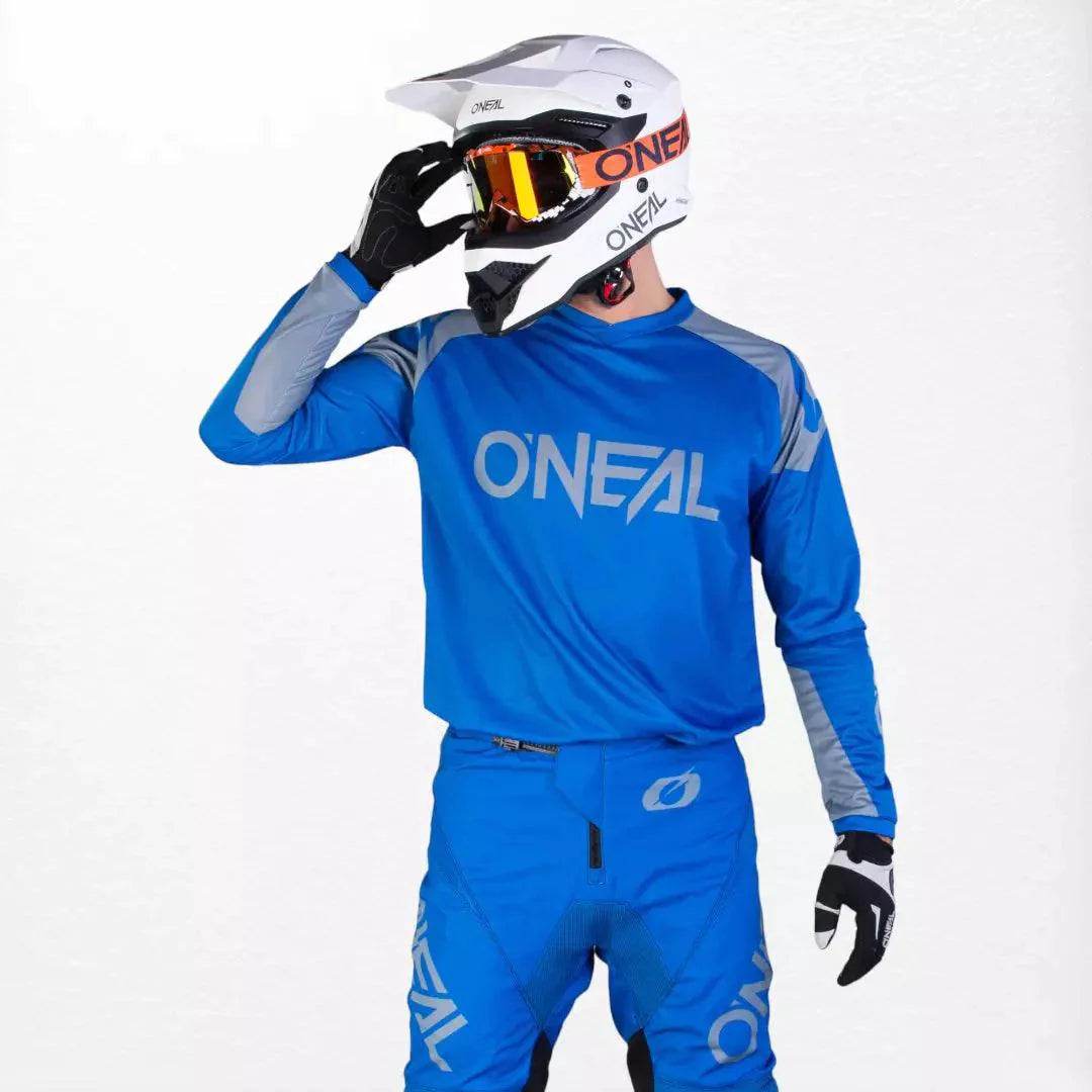 O'Neal Matrix MX Jersey Blue-Gray - Dash Racegear Store
