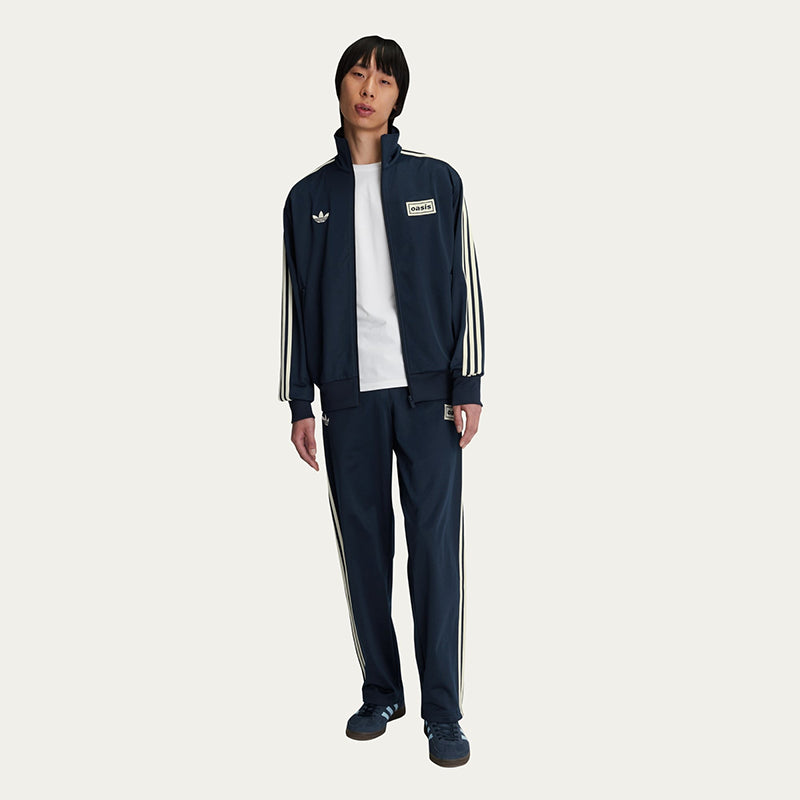 Adidas x Oasis Navy Blue Tracksuit Tracksuit unisex detail view 3 | Dash Racegear — Two-Piece Outfit – Oasis Navy Blue Tracksuit from Adidas