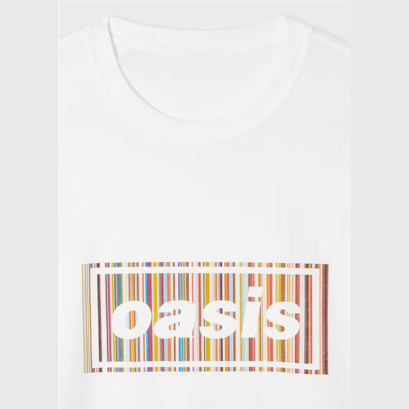 Paul Smith x Oasis White Stripe Logo T-Shirt Shirt unisex detail view 5 | Dash Racegear — White Stripe Logo Paul Smith x Oasis Trendy T-Shirt