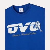 OVO x Chelsea FC Long-Sleeve T-Shirt Shirt unisex detail view 5 | Dash Racegear — Long-sleeve t-shirt combining OVO cool with Chelsea tradition