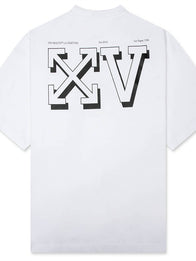 FEATURE x Off-White c/o Virgil Abloh T-Shirt Shirt unisex detail view 2 | Dash Racegear — 2026 FEATURE x Off-White c/o Virgil Abloh Anniversary White Skate T-Shirt with a relaxed fit and lightweight everyday comfort.