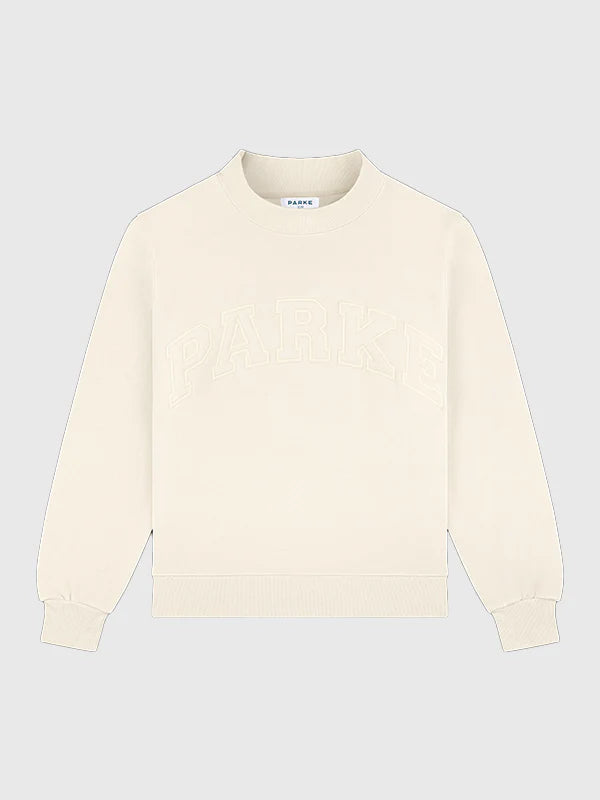 Parke Monochrome Varsity Mockneck Sweatshirt Sweatshirt unisex detail view 10 | Dash Racegear — 2026 Parke Monochrome Varsity Mockneck Fleece Sweatshirt, soft and cozy for stylish everyday wear.
