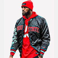Lebron James Ohio State Buckeyes Jacket Jacket unisex detail view 3 | Dash Racegear — LeBron James Buckeyes Jacket - Ohio State Team Pride Outerwear