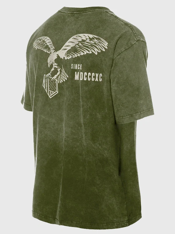 Los Angeles Dodgers New Era 2026 Armed Forces Day T-Shirt Shirt unisex detail view 2 | Dash Racegear — LA Dodgers New Era 2026 Armed Forces Day olive tee, unisex fit for casual sporty and military tribute wear.