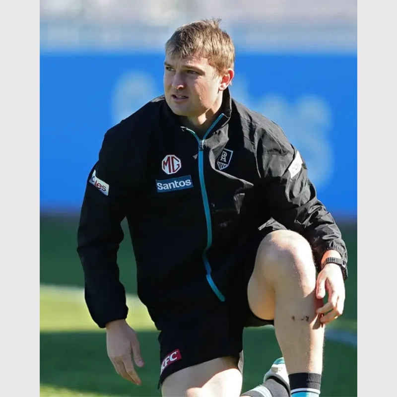 Ollie Wines AFL Power Media Opportunity Jacket Jacket unisex detail view 2 | Dash Racegear — Ollie Wines AFL Power Outerwear – Media Opportunity Jacket