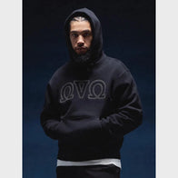 OVO Omega Contrast Stitch Hoodie Hoodie unisex detail view 3 | Dash Racegear — Drake OVO Omega Hoodie – Sleek & Modern Streetwear