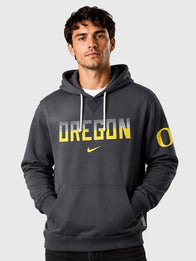 Oregon Ducks 2026 Nike Sideline Hoodie Hoodie unisex front product view | Dash Racegear — Nike Oregon Ducks Sideline College Standard Issue Dri-FIT Pullover Hoodie featuring premium comfort and football-inspired everyday performance style.
