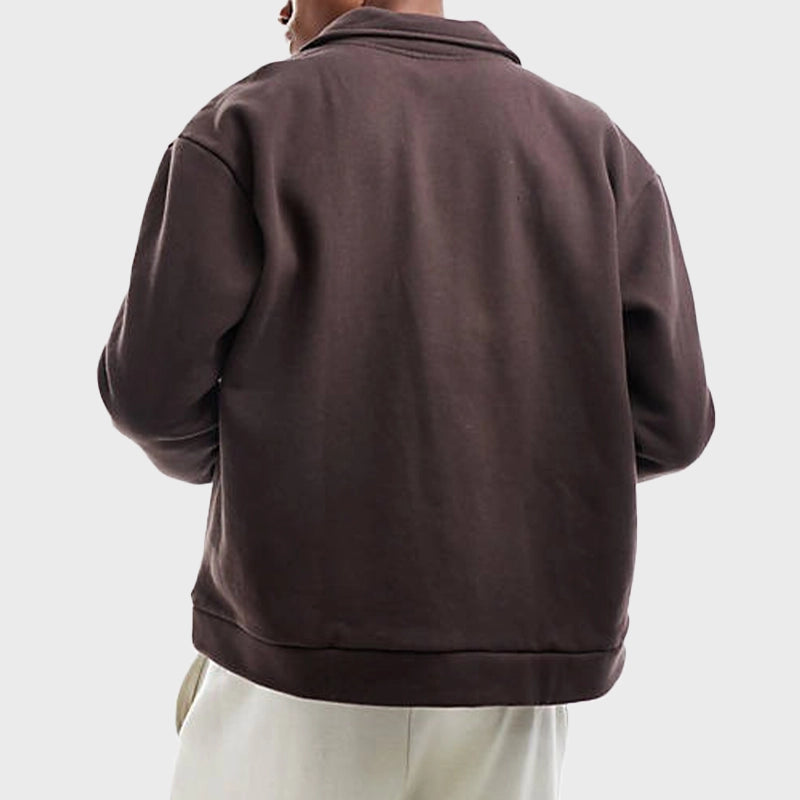 Oversized Mens Heavyweight Overshirt Jacket men detail view 2 | Dash Racegear — Oversized Mens Heavyweight Overshirt