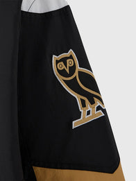 OVO X STARTER Owl’s Pullover Jacket Jacket unisex detail view 4 | Dash Racegear — Black Owl pullover jacket by OVO x STARTER, perfect for everyday wear