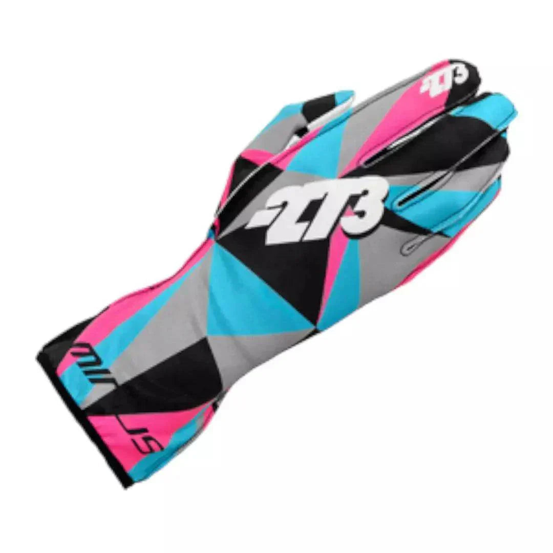 POLY Glove Cyan Gloves - Large | DASH RACEGEAR