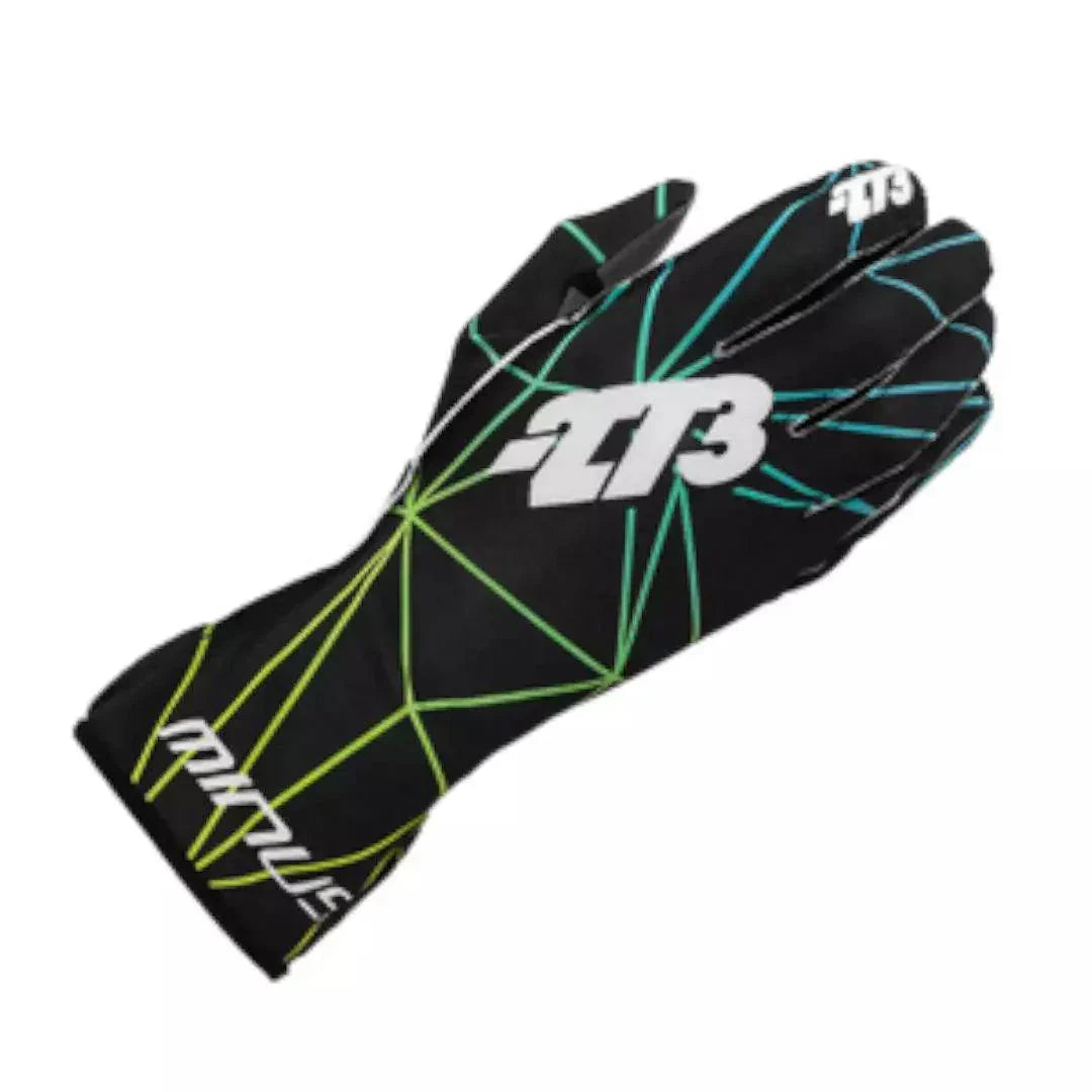 POLY Green Gloves - Large | DASH RACEGEAR