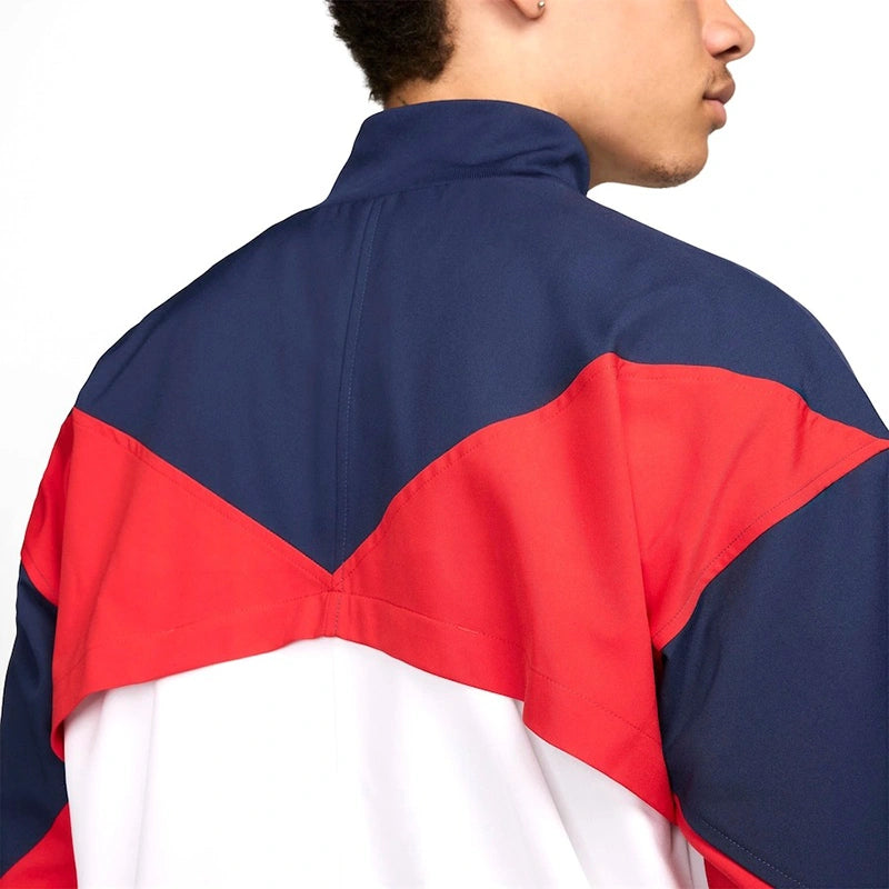 PSG F.C. 2025-26 Anthem Jacket Jacket unisex detail view 4 | Dash Racegear — Colorblock fleece jacket for PSG fans in 2025 edition