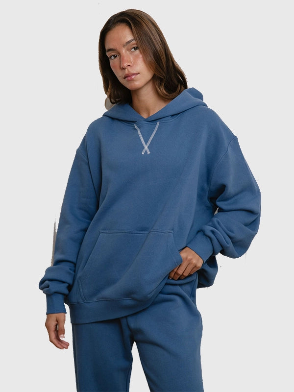 Parke 2026 Coastal Hoodie Hoodie unisex detail view 3 | Dash Racegear — Women Wearing Parke 2026 Coastal Hoodie Blue
