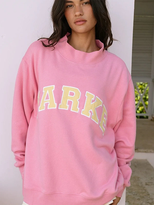 Parke Summerland Varsity Mockneck Sweatshirt Sweatshirt unisex detail view 10 | Dash Racegear — Varsity mockneck sweatshirt from Parke Summerland 2026 collection offering smooth fabric feel and easy casual wear.