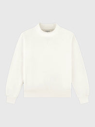 Parke Bridal Classic Mockneck Sweatshirt Sweatshirt unisex detail view 2 | Dash Racegear — Parke 2026 bridal classic oversized mockneck fleece sweatshirt in off-white, perfect for cozy wear.