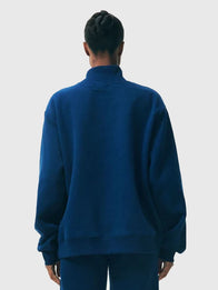 Parke Holiday Varsity Turtleneck Sweatshirt Sweatshirt unisex detail view 2 | Dash Racegear — 2025 Parke Holiday Varsity Turtleneck Fleece Sweatshirt in Blue, warm turtleneck design, casual unisex fit, perfect for cold-weather layering.