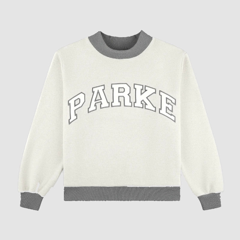 Parke Inside Out Mockneck Fashion Apparel unisex front product view | Dash Racegear — Inside Out Mockneck by Parke – Casual Luxe Fashion Fit
