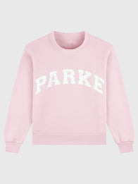 Parke Birthday Drop 2026 Varsity Mockneck Fashion Apparel unisex front product view | Dash Racegear — Unisex Parke 2026 Birthday Drop Varsity Mockneck Fleece Sweatshirt in Multicolor with cozy warmth and premium everyday comfort.