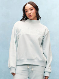 Parke Monochrome Varsity Mockneck Sweatshirt Sweatshirt unisex detail view 3 | Dash Racegear — 2026 Parke Monochrome Varsity Mockneck Fleece Sweatshirt, cozy fabric and sleek fit for effortless style.