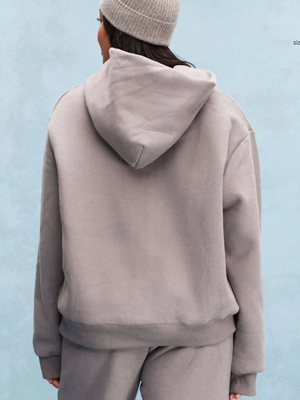Parke Monochrome Varsity Zip Up Hoodie Hoodie unisex detail view 5 | Dash Racegear — Grey Parke Monochrome Varsity Hoodie 2026, zip-up design and warm fleece perfect for casual outings.