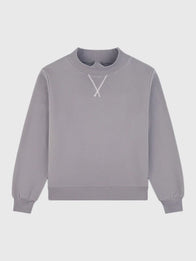Parke Tonal Classic Mockneck Sweatshirt Sweatshirt unisex detail view 5 | Dash Racegear — Grey Parke 2026 Tonal Classic Mockneck Sweatshirt, soft fleece and classic mockneck design for casual style.