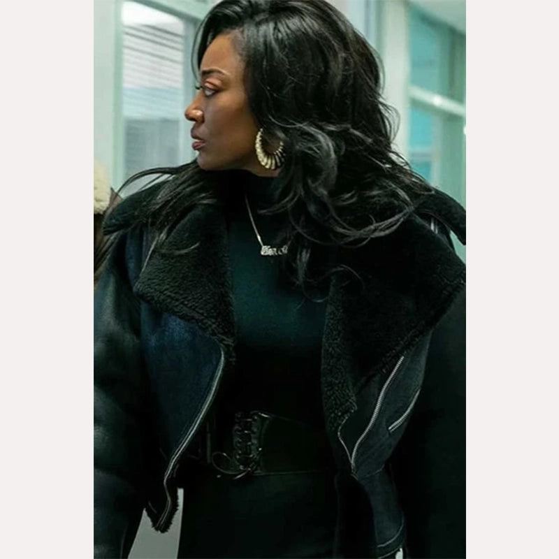 Power Book III: Raising Kanan Series Raquel Thomas Jacket Jacket unisex detail view 2 | Dash Racegear — Raquel Thomas Trendy TV Series Jacket