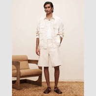 The White Lotus x Banana Republic Cotton Jacket Jacket unisex detail view 4 | Dash Racegear — Limited Edition The White Lotus x Banana Republic Cotton Outerwear