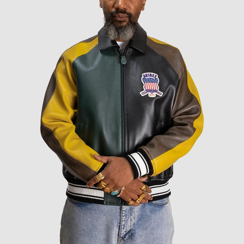 Patta x Avirex Icon Jacket Jacket unisex detail view 3 | Dash Racegear — Patta Avirex Collab Jacket – The Ultimate Streetwear Statement