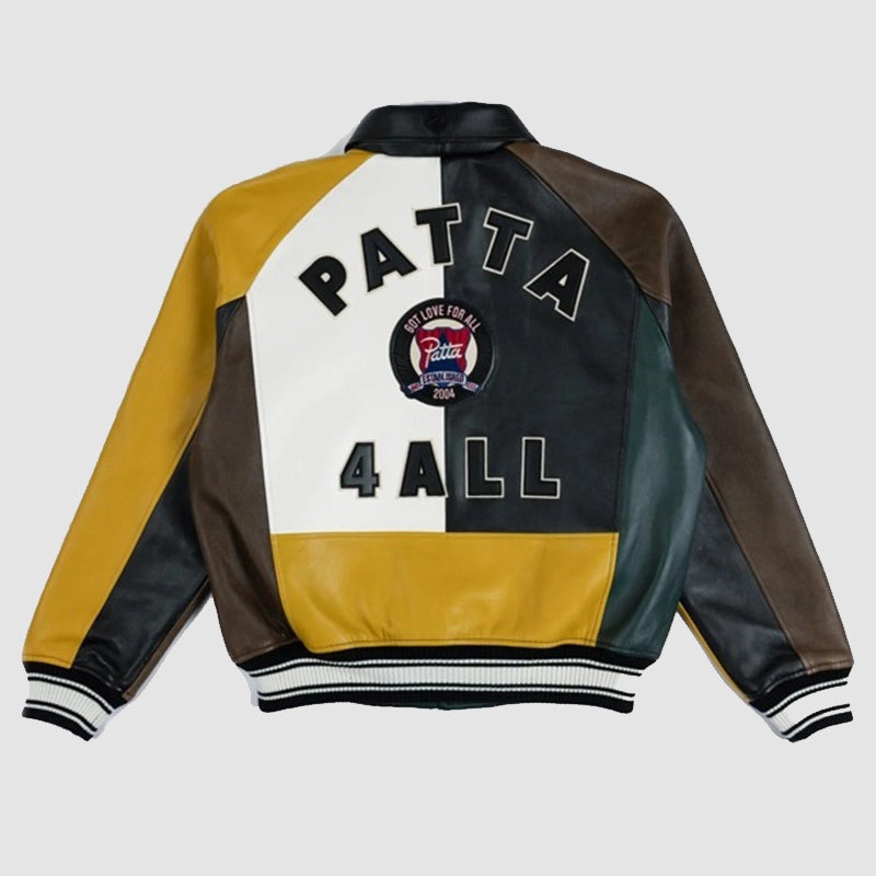 Patta x Avirex Icon Jacket Jacket unisex detail view 2 | Dash Racegear — Avirex x Patta Iconic Leather Jacket – A Must-Have for Collectors