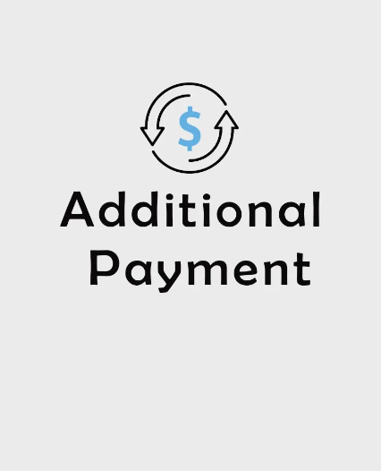Additional Payment Fashion Apparel unisex front product view | Dash Racegear — Payment