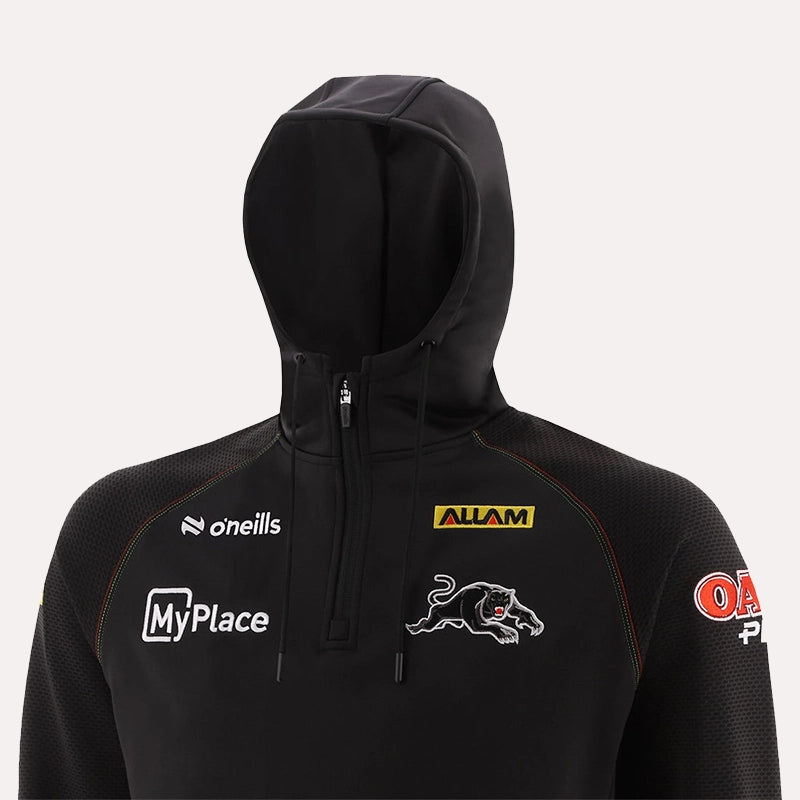 Penrith Panthers 2025 O’Neills Hoodie Hoodie unisex detail view 3 | Dash Racegear — Panthers 2025 O’Neills Half-Zip Hoodie – Sporty & Stylish