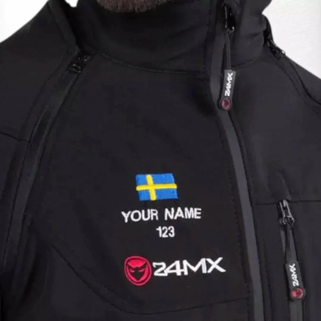 Personalized 24MX Team Softshell with Detachable Sleeves | Dash Racegear