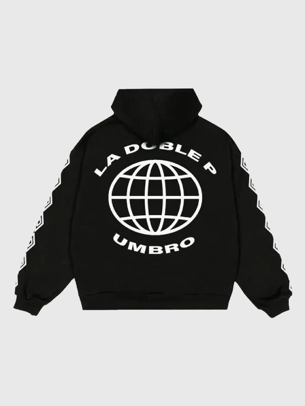 Peso Pluma x Umbro Hoodie Hoodie unisex detail view 2 | Dash Racegear — Umbro x Peso Pluma Logo Hoodie 2025