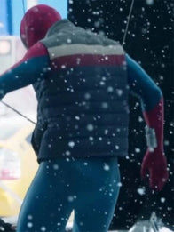 Spider-Man Brand New Day Peter Parker Puffer Vest Vest unisex detail view 3 | Dash Racegear — Spider-Man Brand New Day puffer vest blending premium craftsmanship with modern everyday wearability and cinematic-inspired appeal.