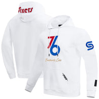 Sixers City Edition Hoodie Hoodie unisex front product view | Dash Racegear — Sixers Pullover Hoodie – City Edition 2025 NBA Fan Essential