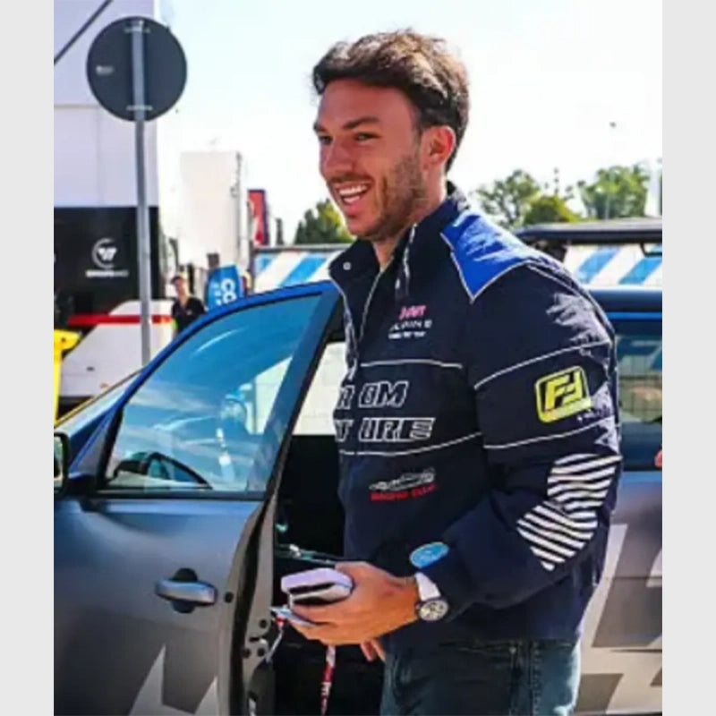Pierre Gasly F1 Grand Prix of Italy Jacket Jacket unisex detail view 2 | Dash Racegear — Stylish Pierre Gasly Grand Prix Italy Jacket – Formula One Gear