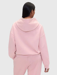 Gap × Summer Fridays Pink Hoodie Hoodie unisex detail view 2 | Dash Racegear — Pink Gap × Summer Fridays Oversized Hoodie with fleece lining, perfect for lounging or street style.