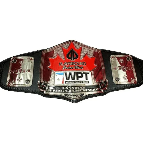 Playground Poker World Poker Tour Canadian Championship Belt - 2 | Dash Racegear