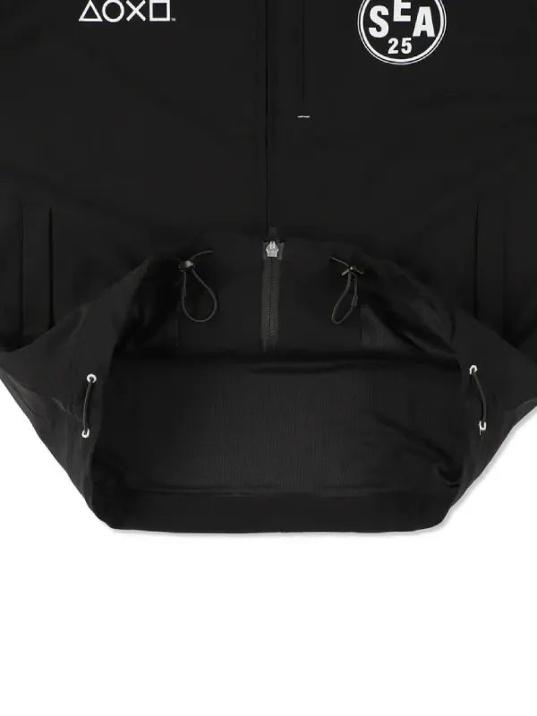 Playstation x WDS Tech Jacket Jacket unisex detail view 4 | Dash Racegear — Step out in the PlayStation x Wind and Sea black tech jacket, combining street-smart style with functional performance.