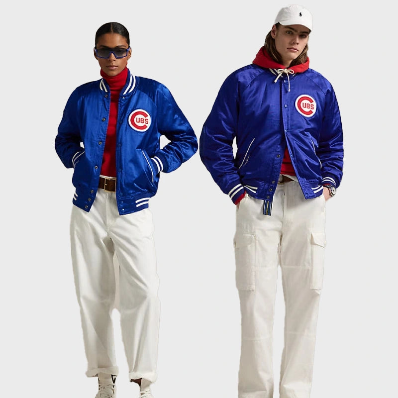 Polo Ralph Lauren Cubs Satin Jacket Jacket unisex detail view 5 | Dash Racegear — Premium Polo Ralph Lauren Cubs Satin Team Jacket