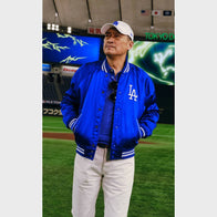 MLB Tokyo Series Polo Ralph Lauren Dodgers Satin Jacket Jacket unisex detail view 6 | Dash Racegear — Polo Ralph Lauren Dodgers Satin Jacket – Tokyo Series Edition