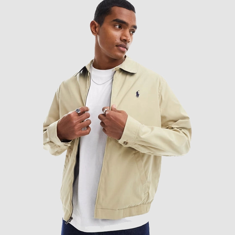 Polo Ralph Lauren Harrington Jacket Jacket unisex front product view | Dash Racegear — Men’s Harrington Jacket – Polo Ralph Lauren Essential