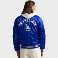 MLB Tokyo Series Polo Ralph Lauren Dodgers Satin Jacket Jacket unisex detail view 3 | Dash Racegear — Polo Ralph Lauren x MLB Tokyo Series Dodgers Bomber Jacket