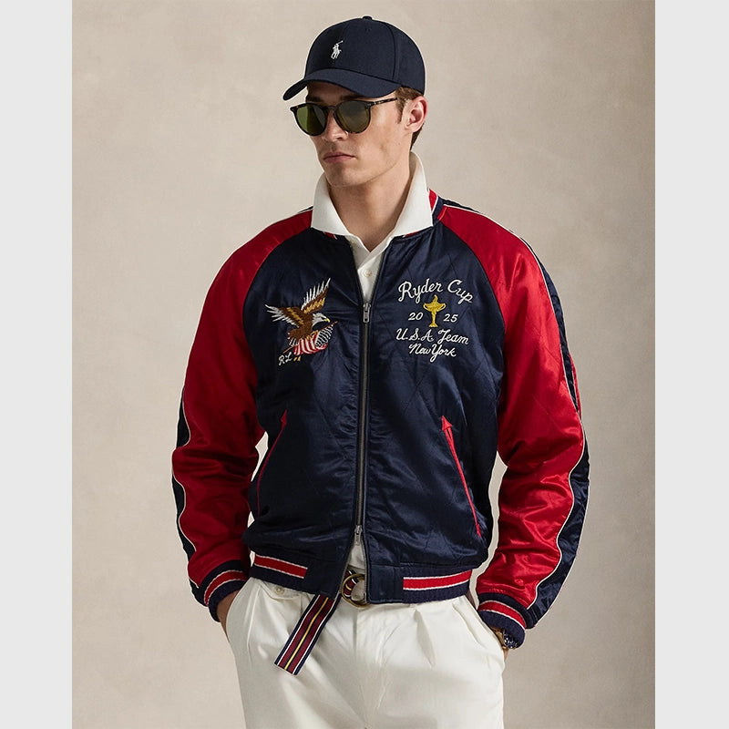 Ralph Lauren US Ryder Cup Map Jacket Jacket unisex detail view 4 | Dash Racegear — full image of Polo Ralph Lauren Ryder Cup Map Jacket