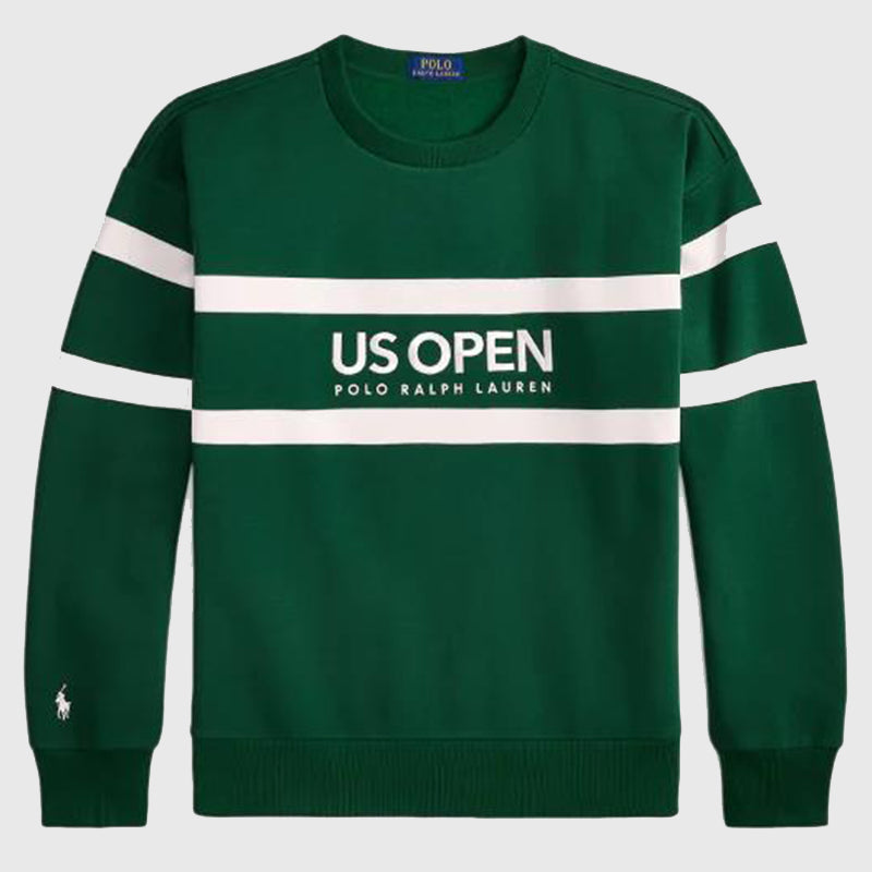 Polo Ralph Lauren US Open Vintage Fit Fleece Sweatshirt Sweatshirt unisex front product view | Dash Racegear — Polo Ralph Lauren US Open Vintage Fit Fleece Sweatshirt – Timeless Comfort