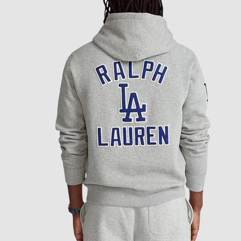 Polo Ralph Lauren Dodgers Hoodie Hoodie unisex detail view 4 | Dash Racegear — Polo Ralph Lauren Hoodie – LA Dodgers Team Edition