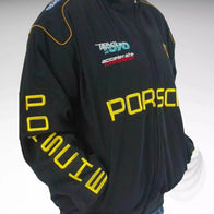Porsche Formula 1 Racing Embroidered Bomber Jacket | Dash Racegear