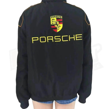 Porsche Formula 1 Racing Embroidered Bomber Jacket | Dash Racegear