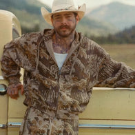 Post Malone Skims Realtree Camo Hoodie Hoodie unisex front product view | Dash Racegear — Skims Realtree Camo Hoodie – Post Malone Collab Casual Outfit