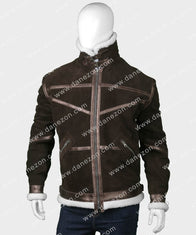 Power 50 Cent Shearling Jacket Jacket unisex detail view 2 | Dash Racegear — Power Kanan Stark Brown Jacket